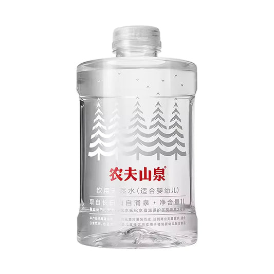 农夫山泉天然水(婴幼儿)1L*12瓶（整箱）