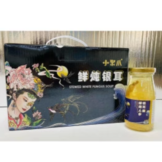 鲜炖人参银耳羹1200g （1盒/6罐）