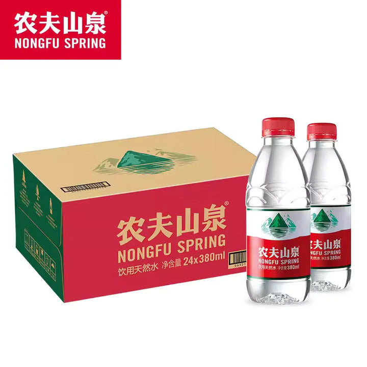 农夫山泉天然水 380ml*24瓶（整箱）