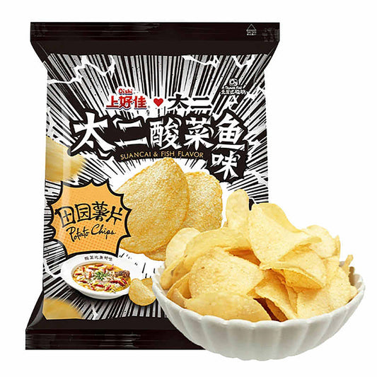 上好佳 田园薯片 太二酸菜鱼口味