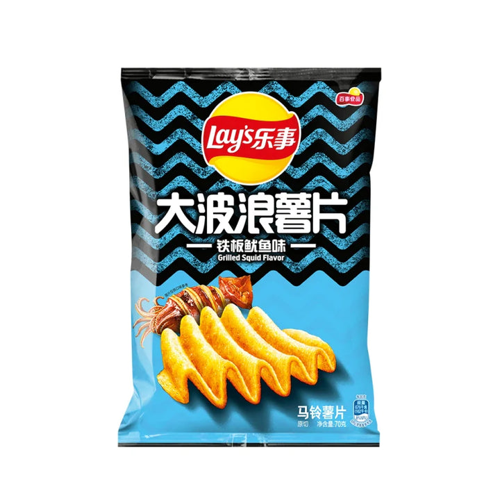 乐事大波浪 - 铁板鱿鱼味 LS Crisps - Sizzling Squid Flavor