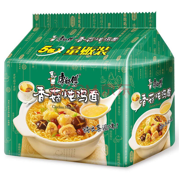 康师傅经典 5连包 - 香菇炖鸡KSF Instant  Noodles - Chicken