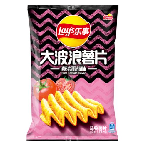 乐事大波浪 - 真浓番茄味 LAYS  Large Crisps – Tomato Flavour